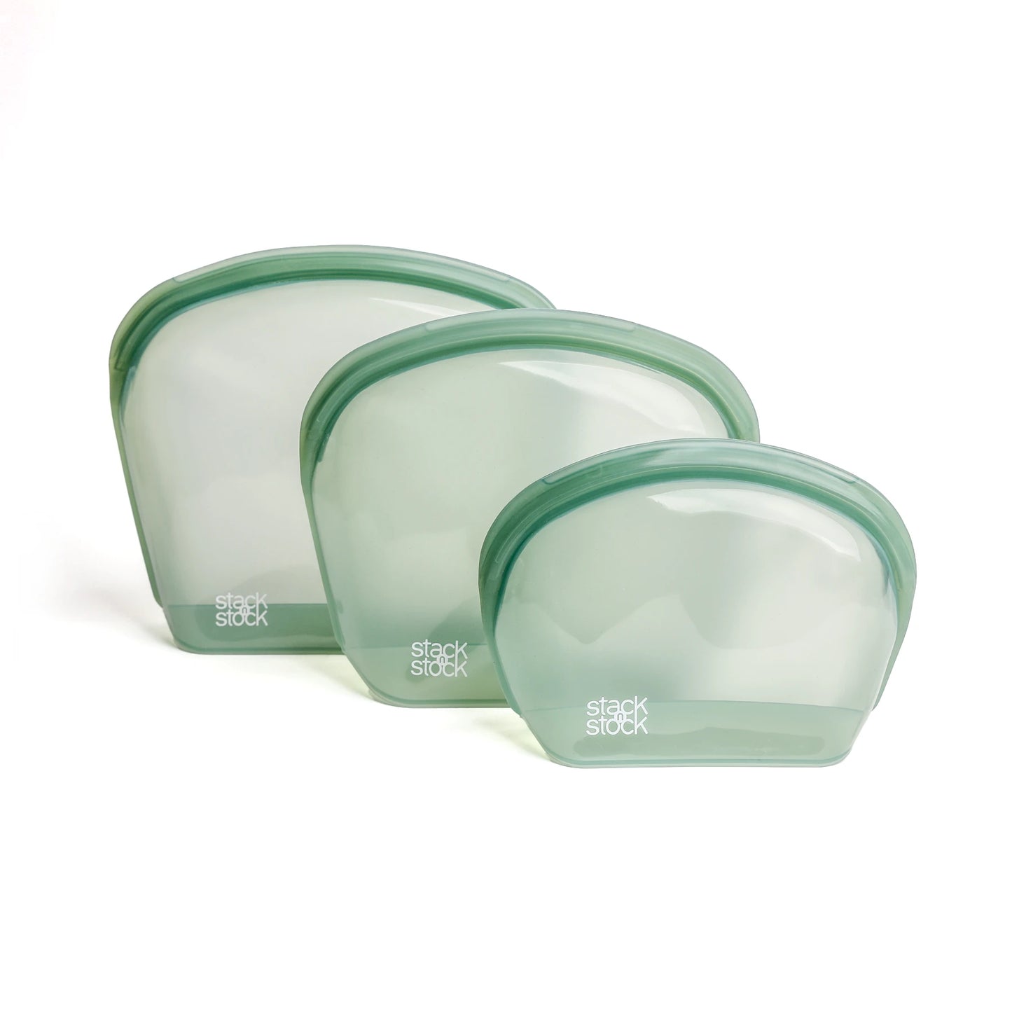 Pack 3 bolsas plegables verde