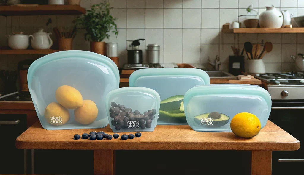 Cómo conservar frutas y verduras con bolsas de silicona reutilizables