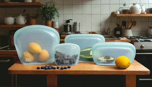 Cómo conservar frutas y verduras con bolsas de silicona reutilizables