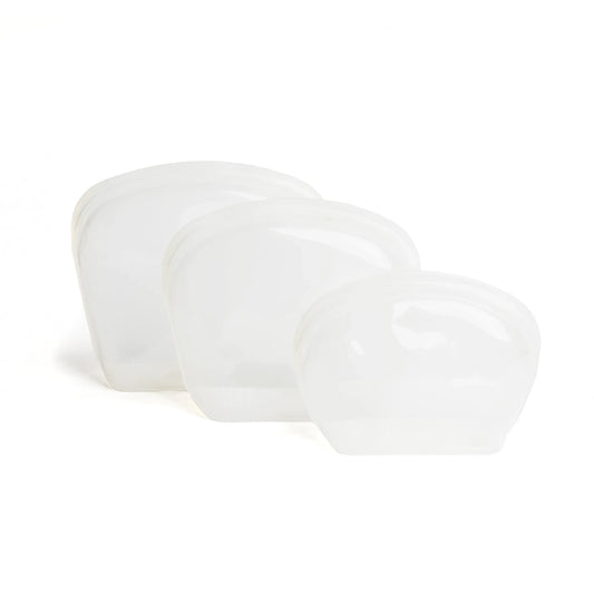 Pack 3 bolsas plegables blanco