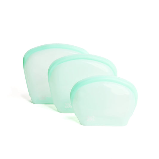 Pack 3 bolsas plegables verde agua