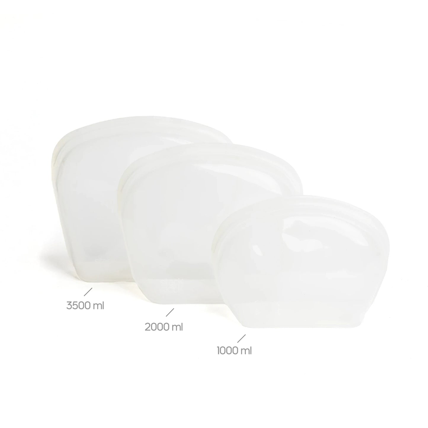 Pack 3 bolsas plegables blanco