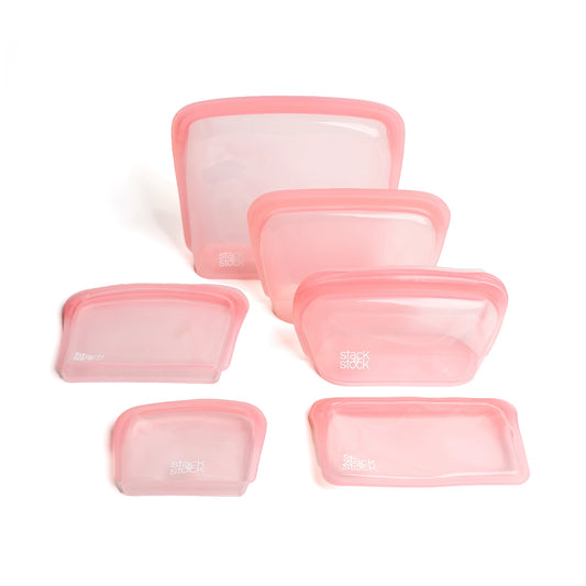 Pack 6 bolsas rosado