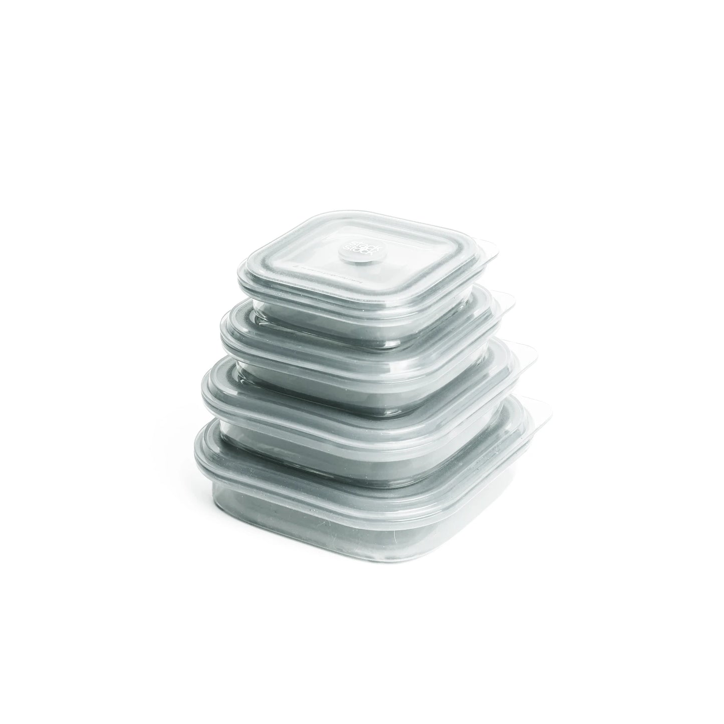 Pack 4 contenedores Transparentes
